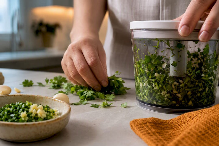 Save Time in 15 Seconds: Mini Chopper Uses for Daily Countertop Prep