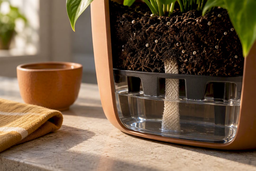 Self Watering Planters Work If You Use Extension Backed Soil and Care