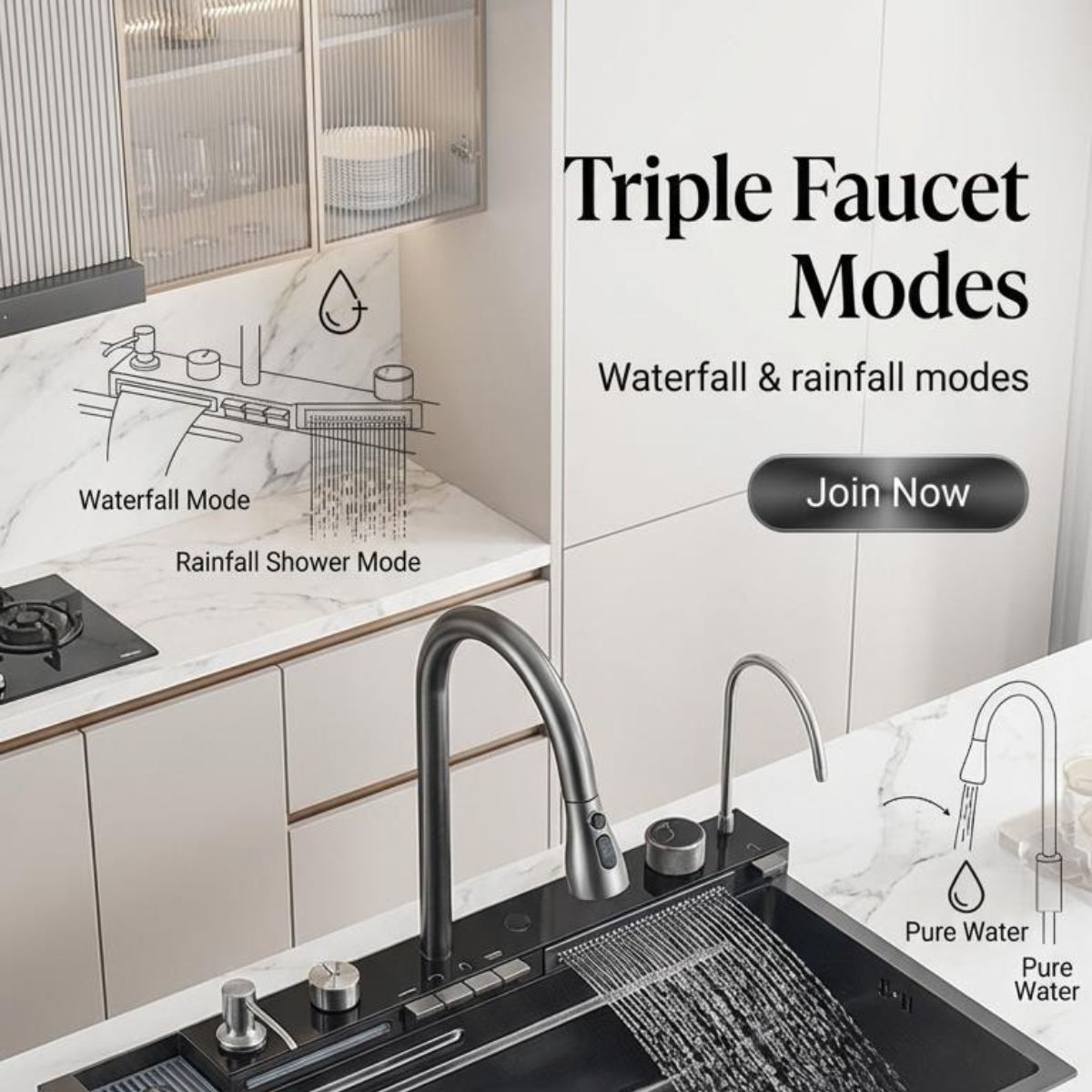 Auralis™ Smart Kitchen Sink System