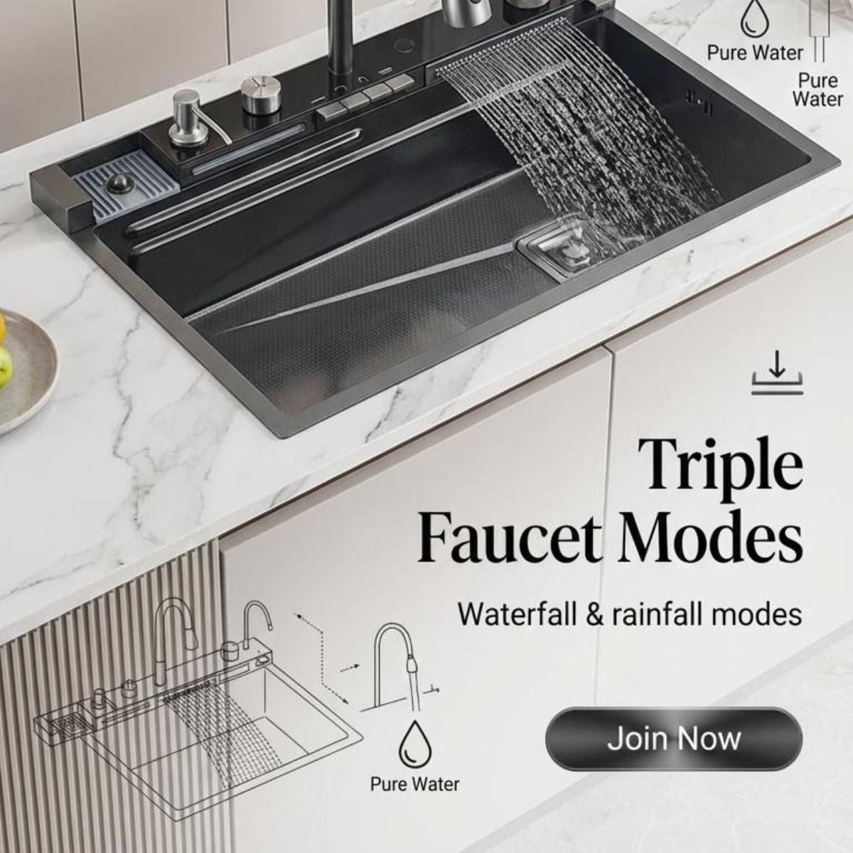 Auralis™ Smart Kitchen Sink System
