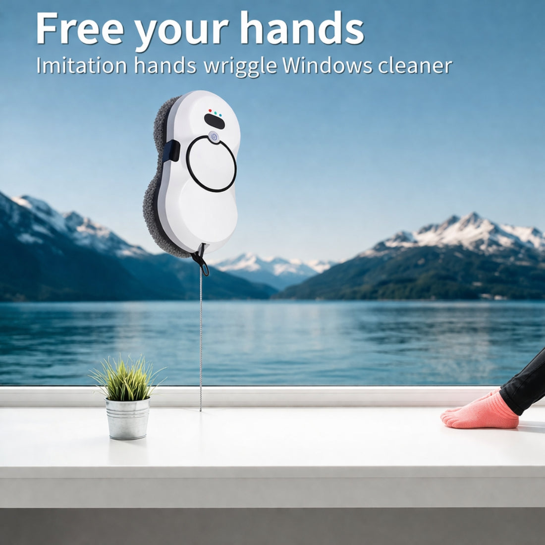 GlassPilot™ Smart Window Cleaner