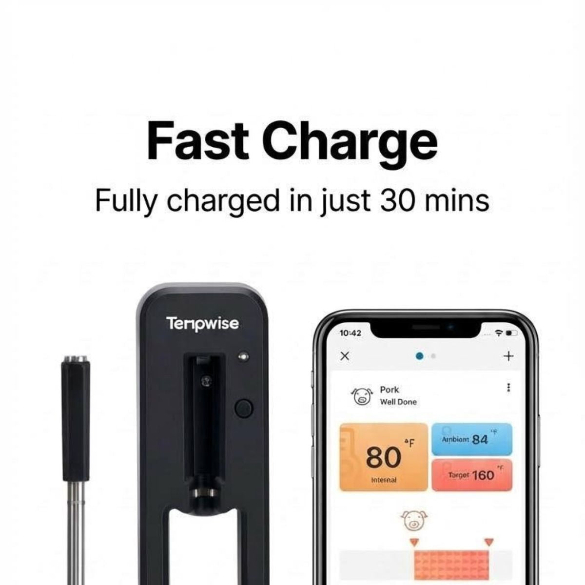 TempPilot™ Smart Meat Thermometer