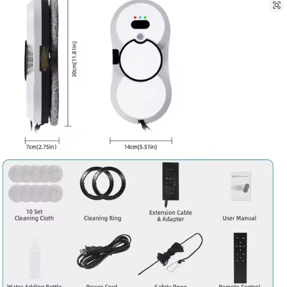 GlassPilot™ Smart Window Cleaner