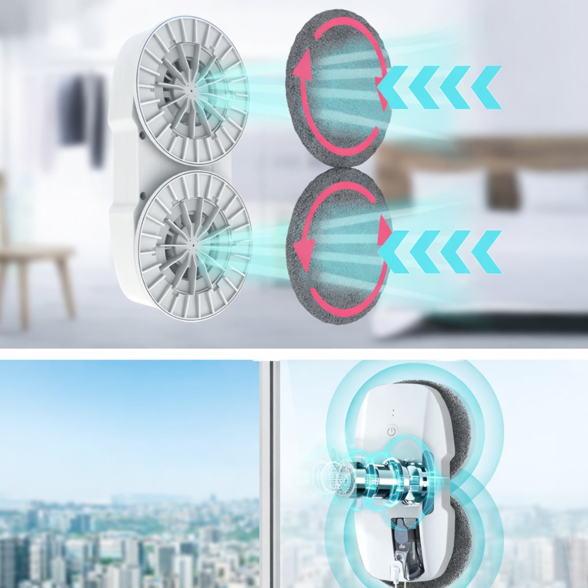 GlassPilot™ Smart Window Cleaner