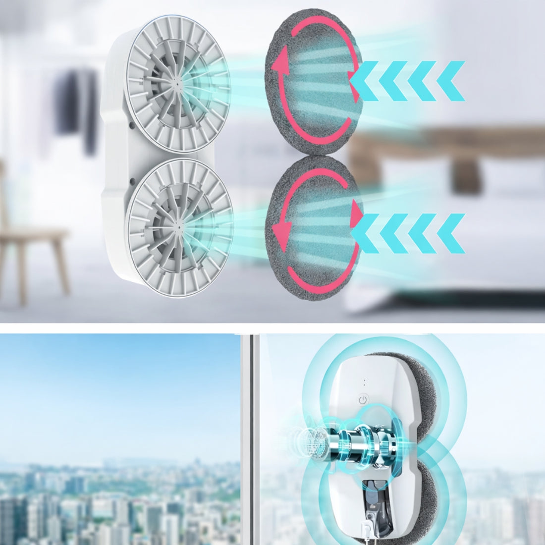 GlassPilot™ Smart Window Cleaner