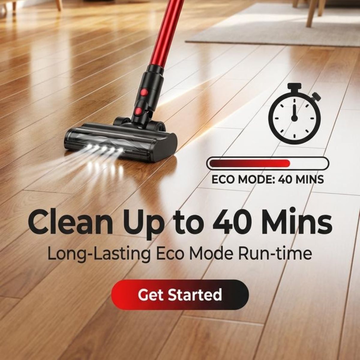 VacuumPilot™ Cordless Stick Vacuum