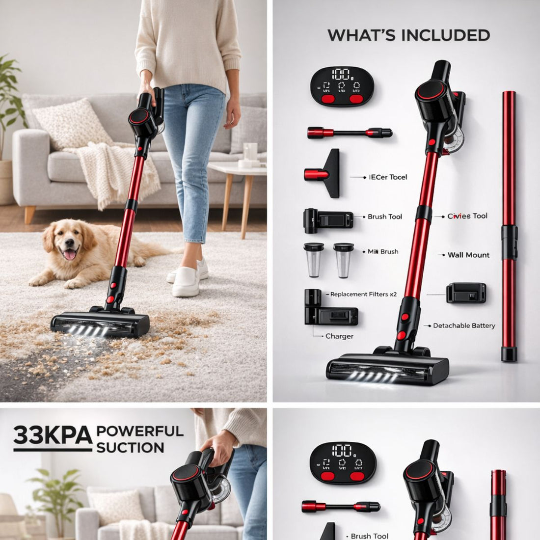 VacuumPilot™ Cordless Stick Vacuum