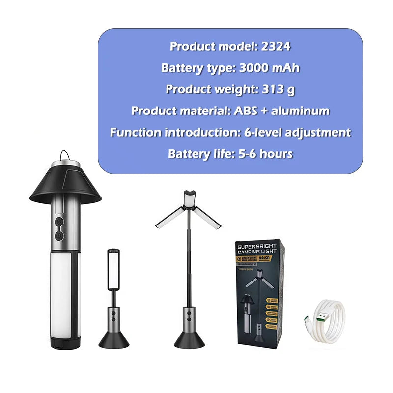 BaseCamp Camping Lantern + Power Bank
