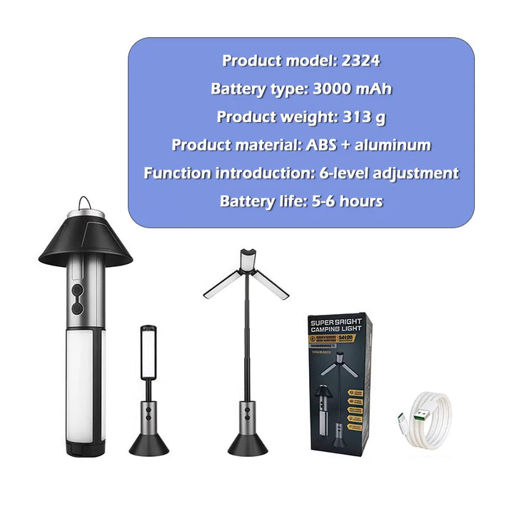 BaseCamp Camping Lantern + Power Bank