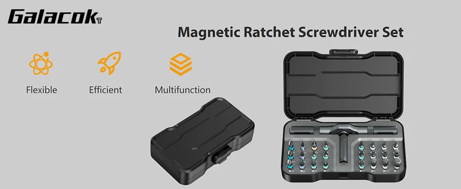 UltraGrip Magnetic Screwdriver Set 24-in-1