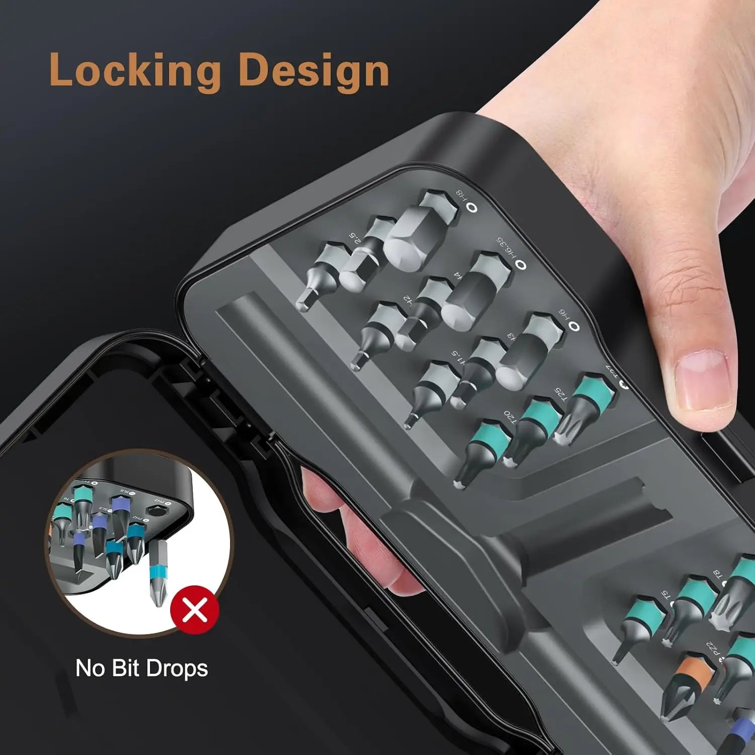 UltraGrip Magnetic Screwdriver Set 24-in-1