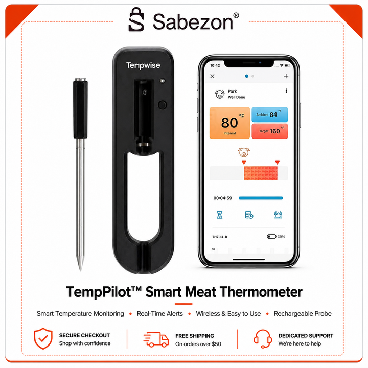 TempPilot™ Smart Meat Thermometer