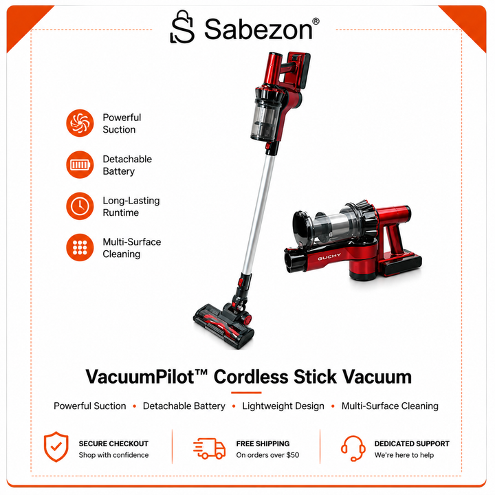 VacuumPilot™ Cordless Stick Vacuum