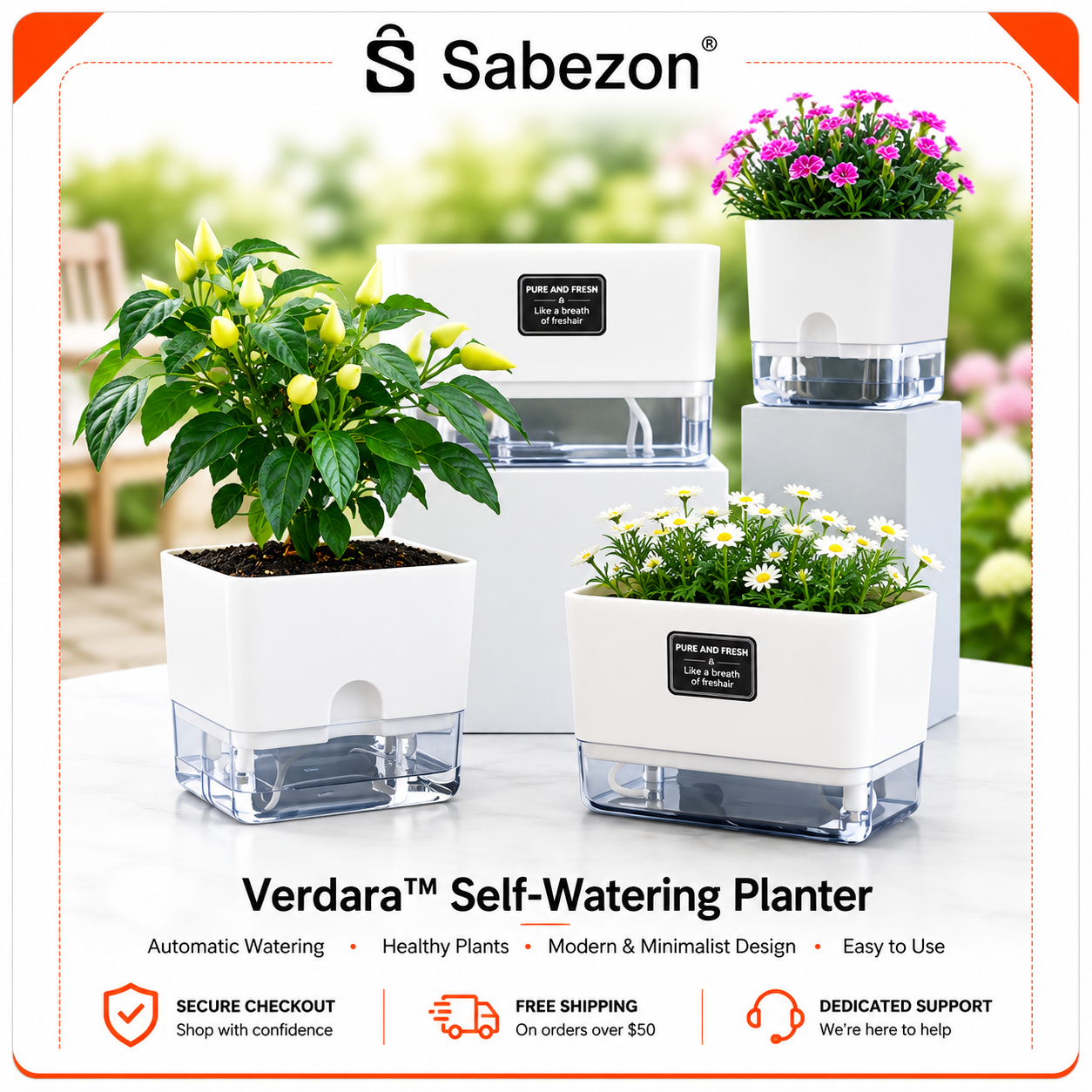 Verdara™ Self-Watering Planter