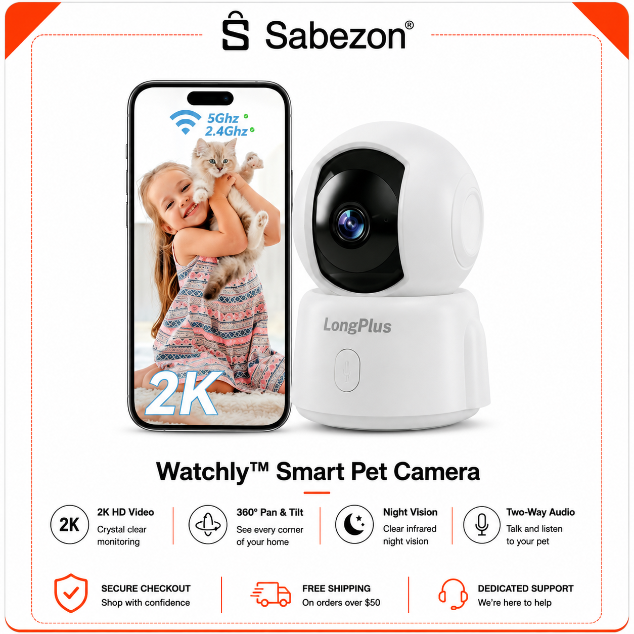 Watchly™ Smart Pet Camera